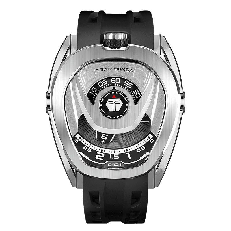 Reactor Series Automatic Watch: Durable Carbon Fiber & Stainless Steel, Interchangeable Strap