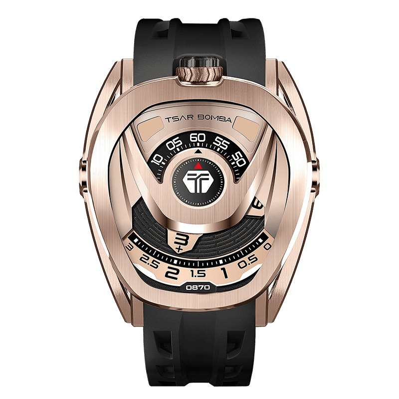 Reactor Series Automatic Watch: Durable Carbon Fiber & Stainless Steel, Interchangeable Strap