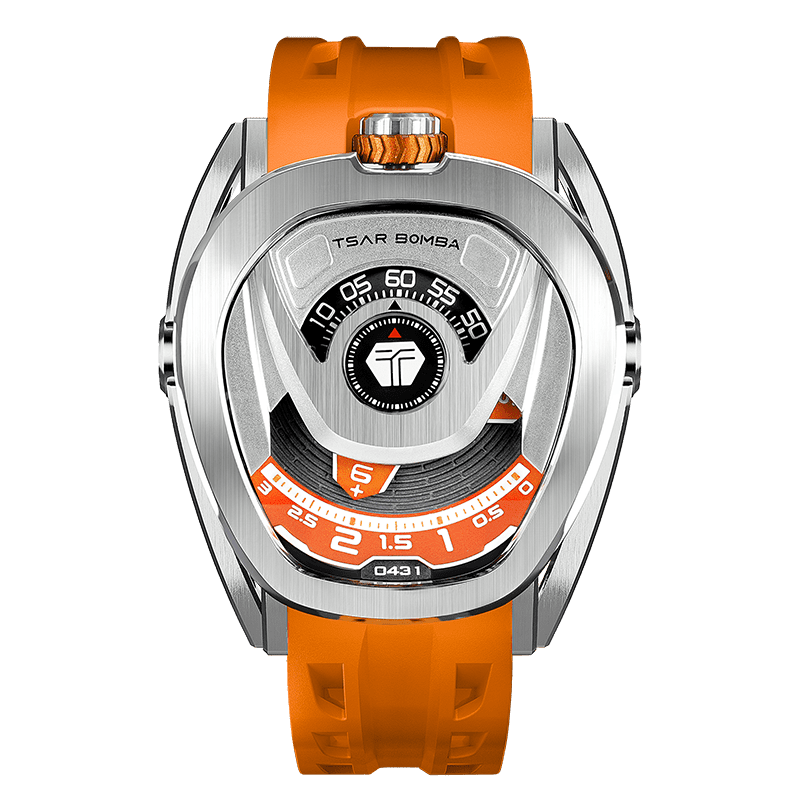 Reactor Series Automatic Watch: Durable Carbon Fiber & Stainless Steel, Interchangeable Strap