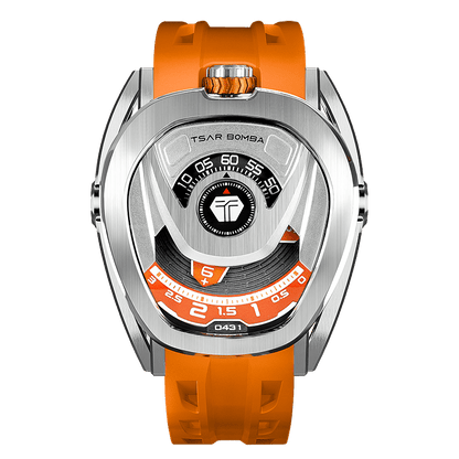 Reactor Series Automatic Watch: Durable Carbon Fiber & Stainless Steel, Interchangeable Strap