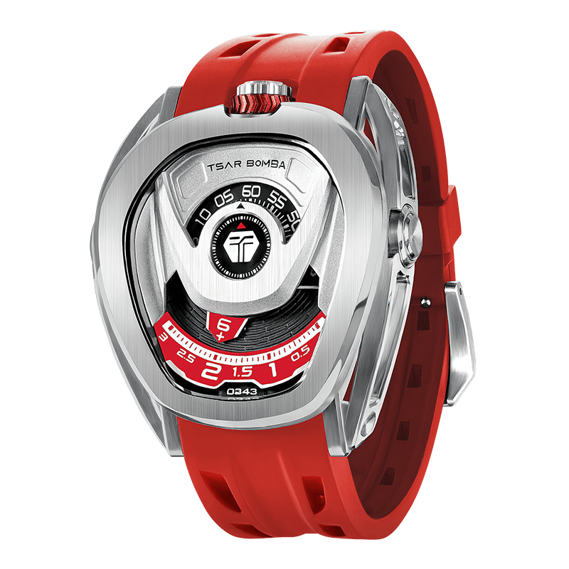 Reactor Series Automatic Watch: Durable Carbon Fiber & Stainless Steel, Interchangeable Strap