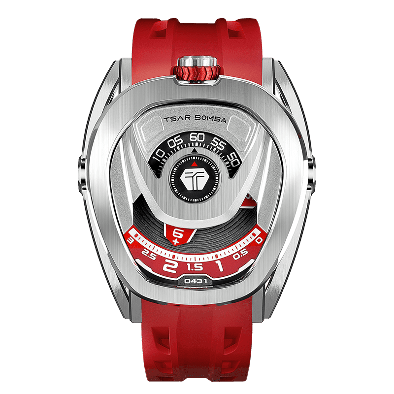 Reactor Series Automatic Watch: Durable Carbon Fiber & Stainless Steel, Interchangeable Strap