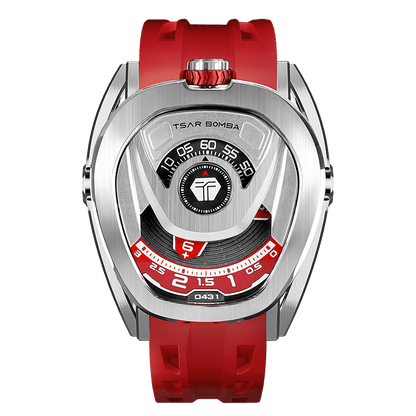 Reactor Series Automatic Watch: Durable Carbon Fiber & Stainless Steel, Interchangeable Strap