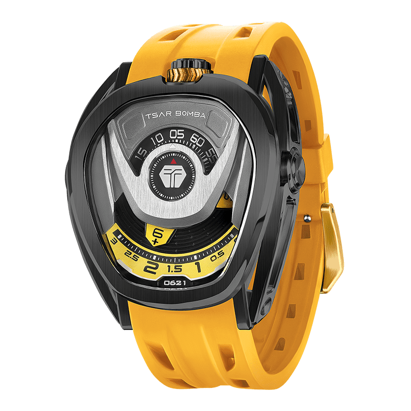 Reactor Series Automatic Watch: Durable Carbon Fiber & Stainless Steel, Interchangeable Strap