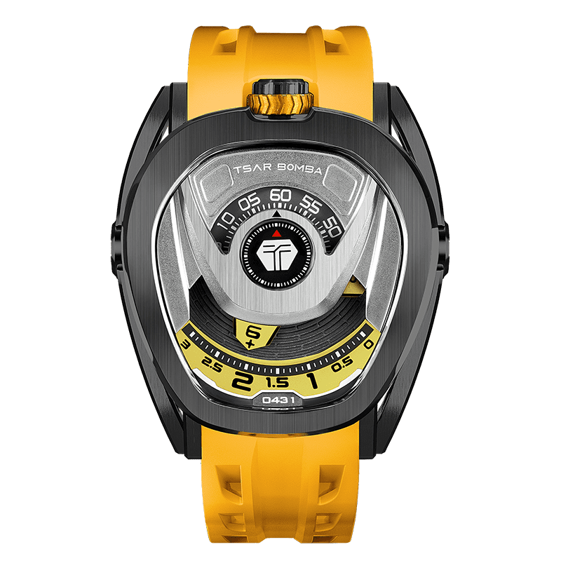 Reactor Series Automatic Watch: Durable Carbon Fiber & Stainless Steel, Interchangeable Strap