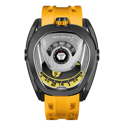 Reactor Series Automatic Watch: Durable Carbon Fiber & Stainless Steel, Interchangeable Strap