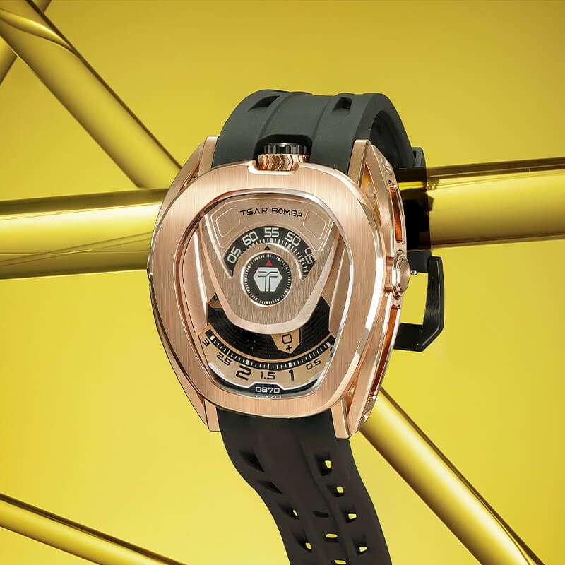 Reactor Series Automatic Watch: Durable Carbon Fiber & Stainless Steel, Interchangeable Strap