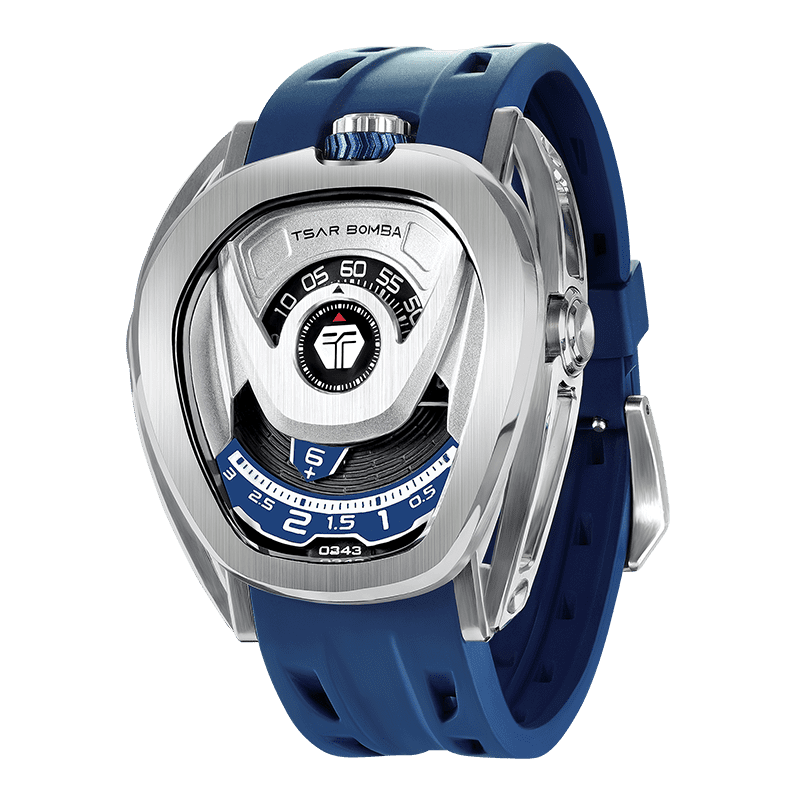 Reactor Series Automatic Watch: Durable Carbon Fiber & Stainless Steel, Interchangeable Strap