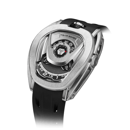 Reactor Series Automatic Watch: Durable Carbon Fiber & Stainless Steel, Interchangeable Strap