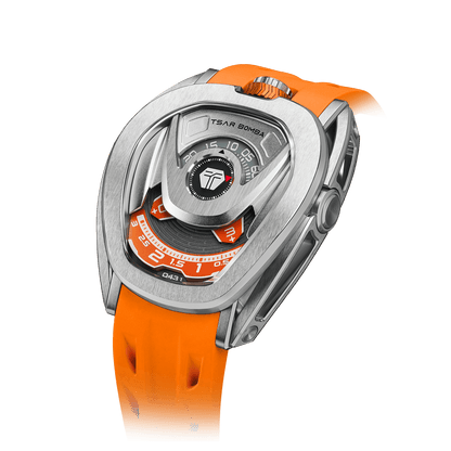 Reactor Series Automatic Watch: Durable Carbon Fiber & Stainless Steel, Interchangeable Strap