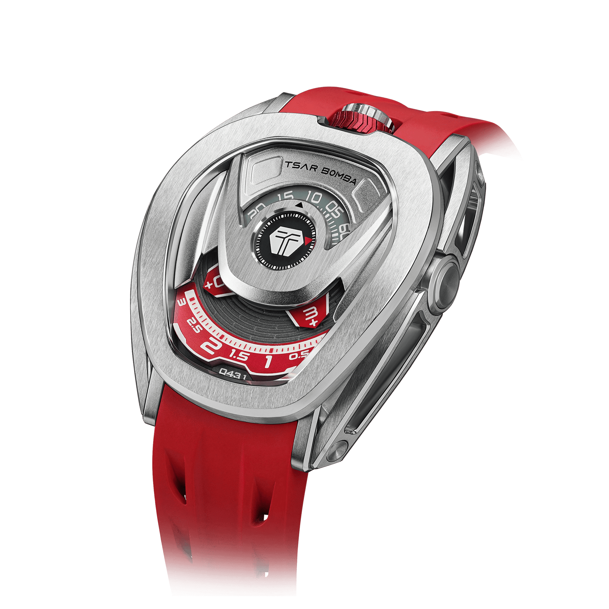 Reactor Series Automatic Watch: Durable Carbon Fiber & Stainless Steel, Interchangeable Strap