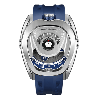 Reactor Series Automatic Watch: Durable Carbon Fiber & Stainless Steel, Interchangeable Strap