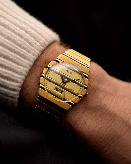 Golden Crest Day-Date Automatic Watch