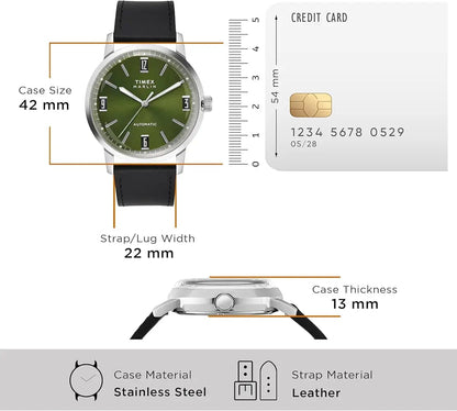 Timex Mechanical Automatic Leather Watch